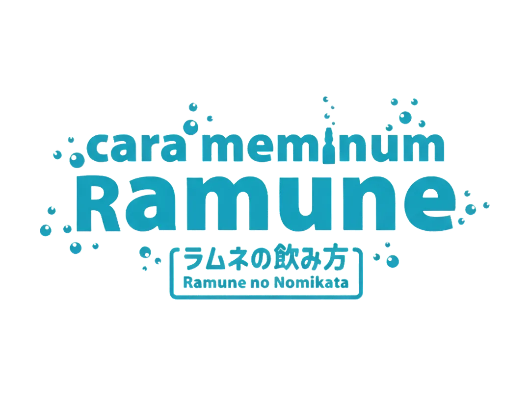 Cara Meminum Ramune
